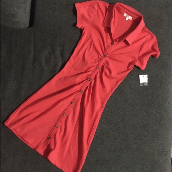 Ultra Flirt Dresses & Skirts - Ultra flirt Red button dress. Size M.